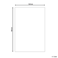 Tappeto per esterni Mat Turchese Sintetico 120 x 180 cm Ecologico Scandinavo Moderno Minimalista