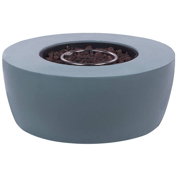 Focolare a gas propano per riscaldare il patio in acciaio grigio da esterno giardino barbecue