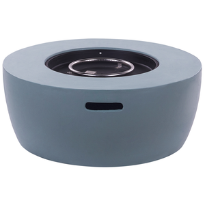 Focolare a gas propano per riscaldare il patio in acciaio grigio da esterno giardino barbecue