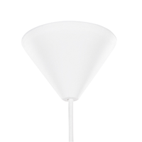 Lampada a Sospensione Blu Tessuto Tamburo Paralume Soffitto 1 Luce