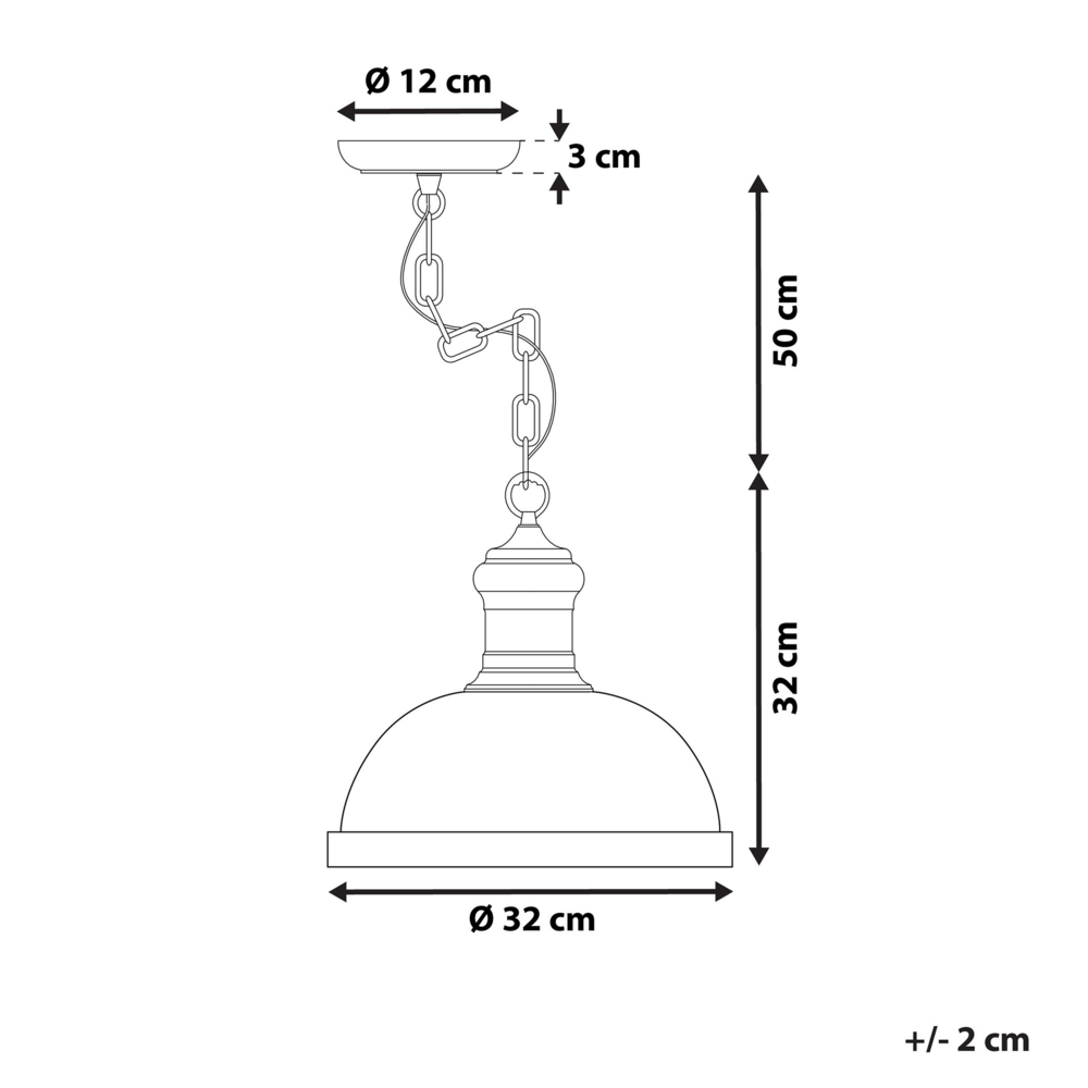 Lampada a sospensione in metallo blu di forma rotonda con ornamenti floreali industriali