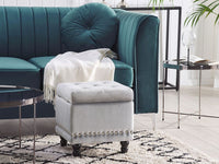 Pouf per Bambini Imbottito Multicolore con Contenitore Muso di Cane