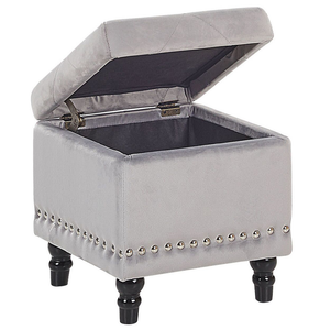 Pouf per Bambini Imbottito Multicolore con Contenitore Muso di Cane