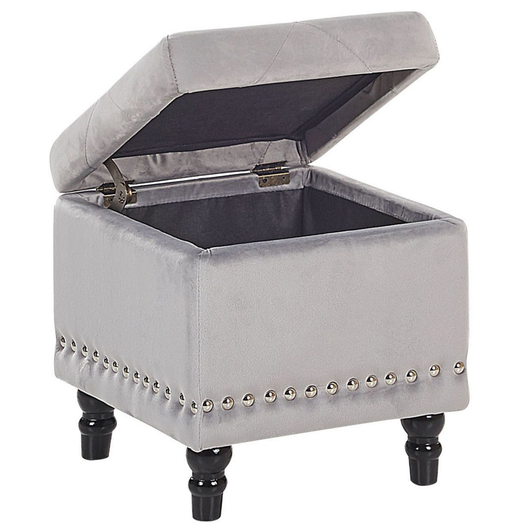 Pouf per Bambini Imbottito Multicolore con Contenitore Muso di Cane