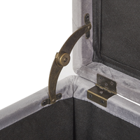 Pouf per Bambini Imbottito Multicolore con Contenitore Muso di Cane