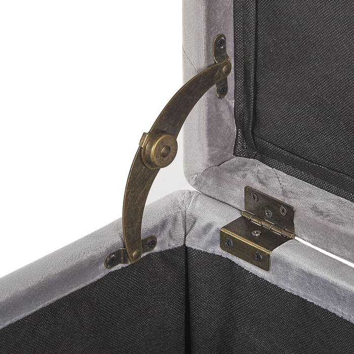 Pouf per Bambini Imbottito Multicolore con Contenitore Muso di Cane