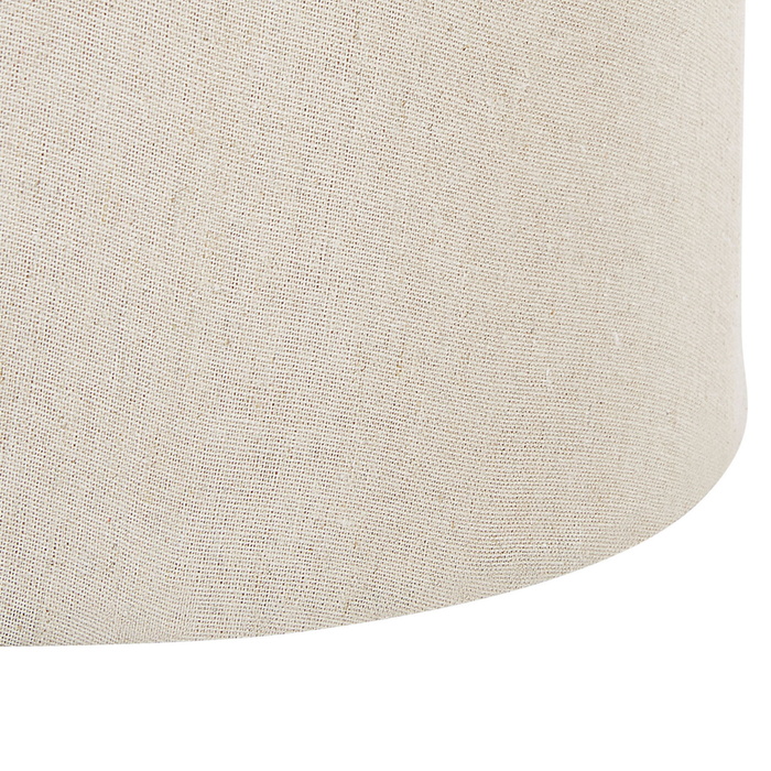 Pouf per Bambini Poggiapiedi Imbottito di colore Beige con Volto di un Guerriero cameretta