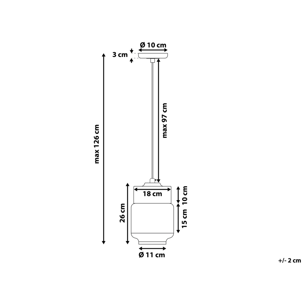 Lampada a sospensione a sospensione con paralume in vetro trasparente Nero dal design moderno geometrico rotondo