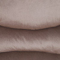 Sedia reclinabile Taupe Rivestimento in velluto Push-Back Schienale e poggiapiedi regolabili manualmente Poltrona dal design retrò