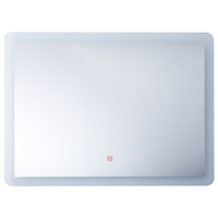 Specchio da Bagno a Parete Rettangolare con Illuminazione LED 60 x 80 cm