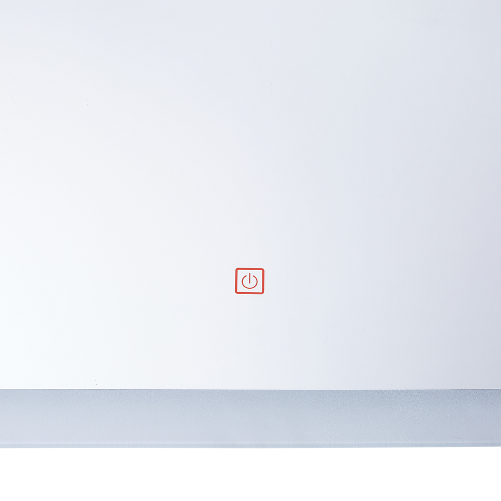 Specchio da Bagno a Parete Rettangolare con Illuminazione LED 60 x 80 cm