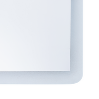 Specchio da Bagno a Parete Rettangolare con Illuminazione LED 60 x 80 cm