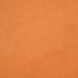 Pouf ottomana poggiapiedi rotondo in velluto arancione moderno