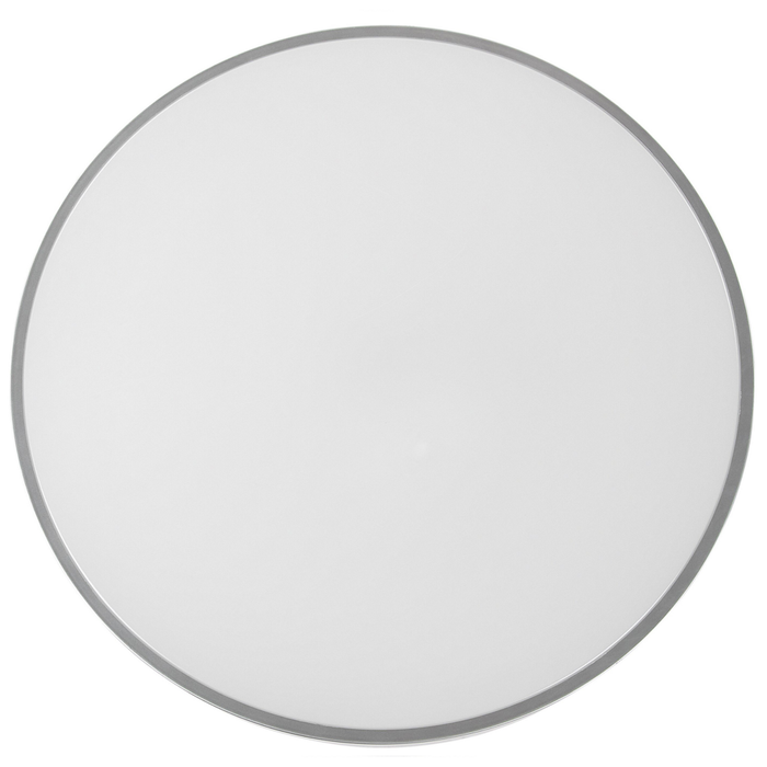 Ventilatore da Soffitto con Ventilatore Luce Argento Materiale Sintetico Metallo 4 Pale Telecomando