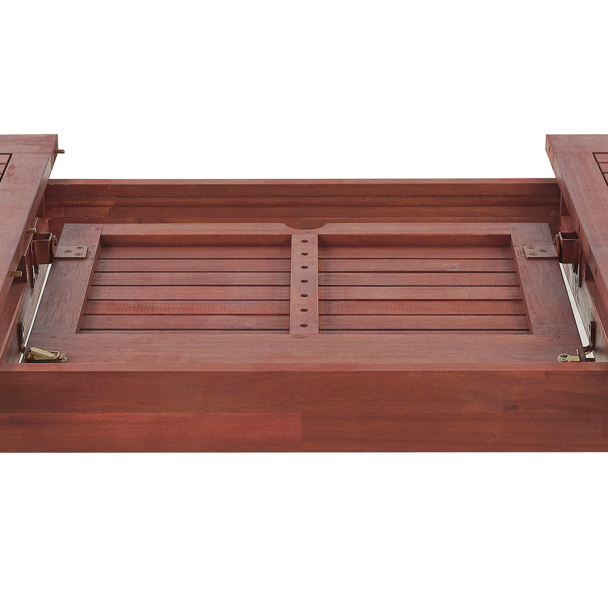 Set da pranzo da giardino Tavolo allungabile legno acacia chiaro 6 sedie cuscini talpa Schienale regolabile pieghevole in stile rustico