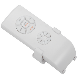 Ventilatore da soffitto tradizionale con telecomando a 5 pale in metallo color dorato chiaro e legno scuro