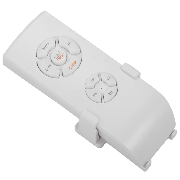 Ventilatore da soffitto tradizionale con telecomando a 5 pale in metallo color dorato chiaro e legno scuro