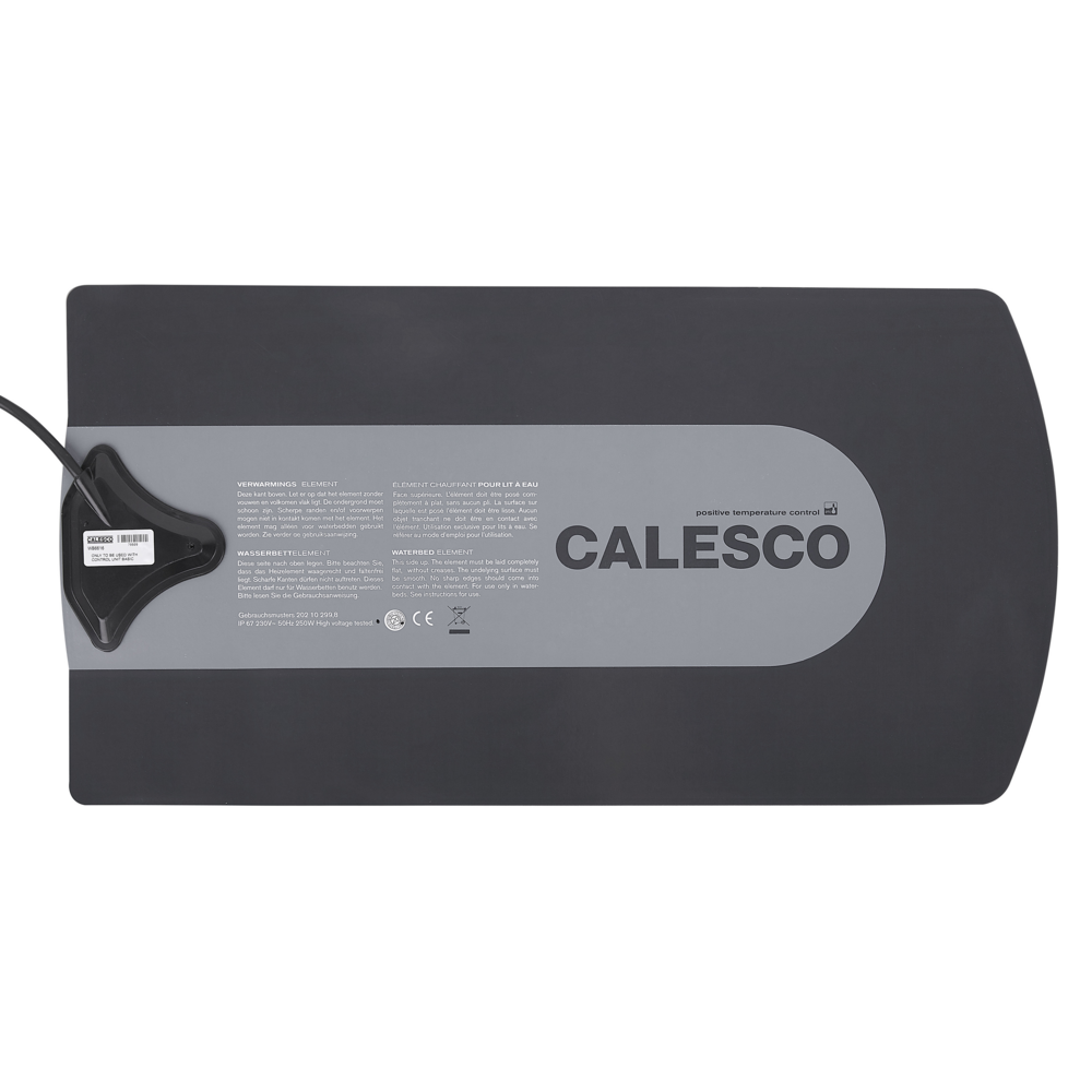 Set di 2 riscaldatori per letto ad acqua in materiale sintetico con cambio manuale della temperatura