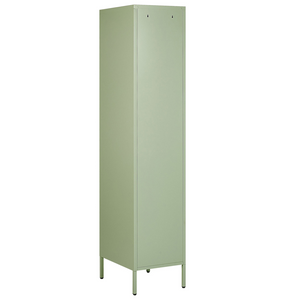 Armadietto mobile contenitore Armadietto In Metallo Verde Con 5 Ripiani E Binario Moderno Home Office