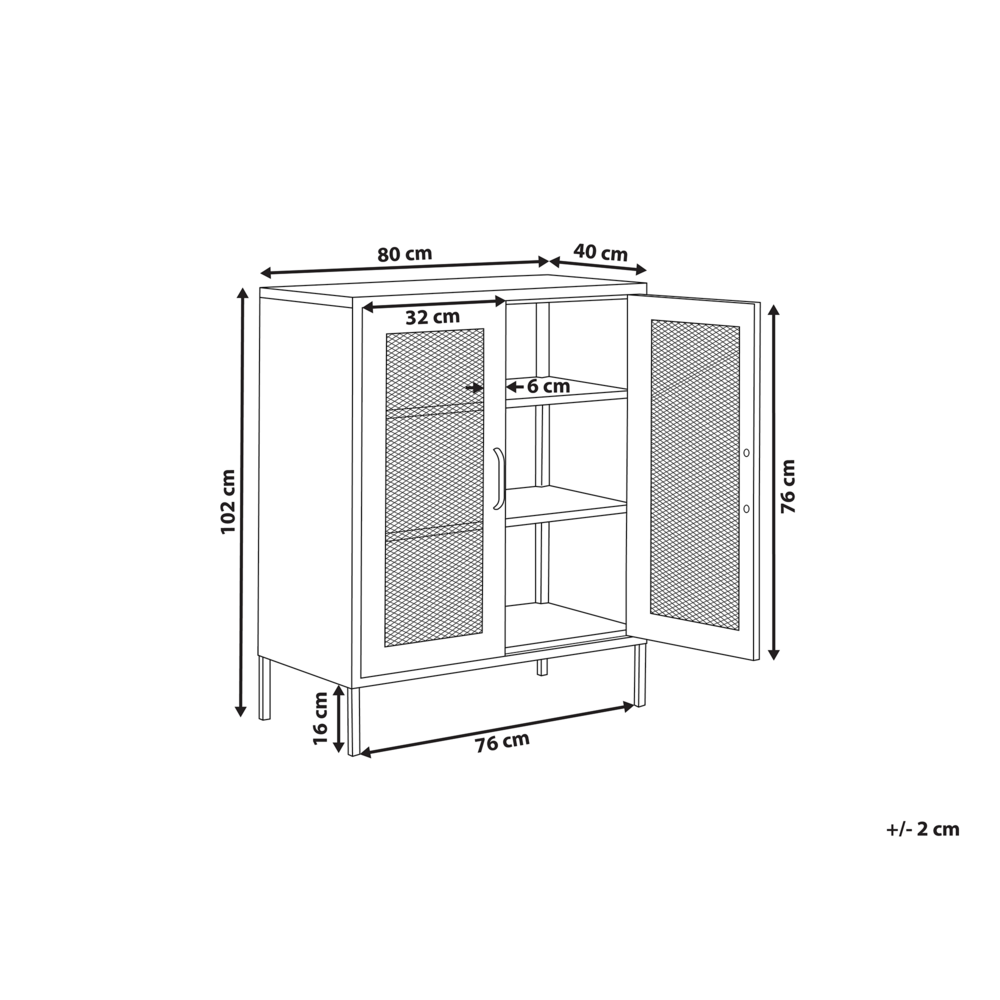 Credenza a 2 ante in acciaio bianco Mobili per ufficio a casa Ripiani Tappi per gambe Design industriale