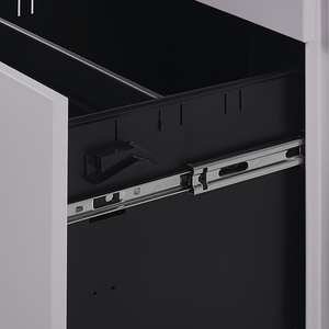 Mobiletto Ufficio Grigio Acciaio con Ruote 3 Cassetti Chiusura a Chiave Design Industriale
