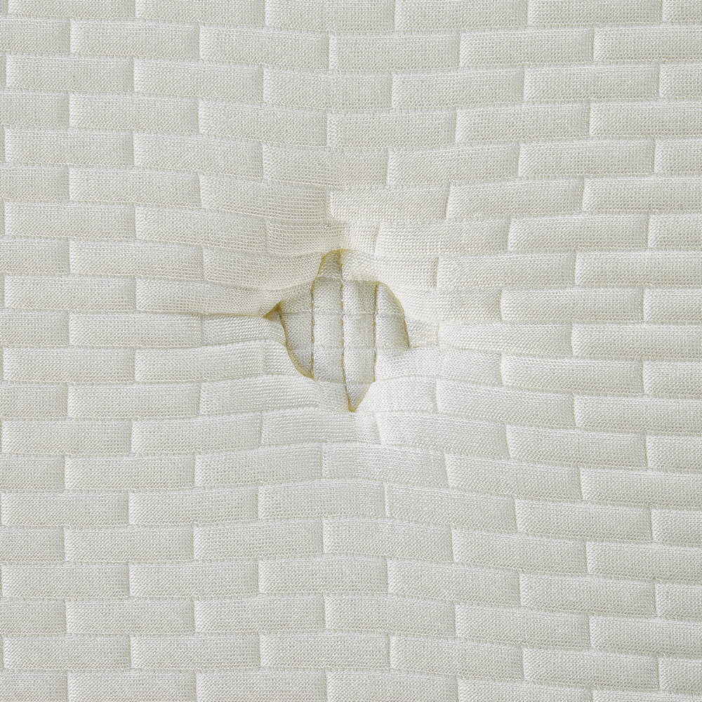 Materasso in memory foam bianco matrimoniale 140 x 200 cm Rivestimento in bambù rigido