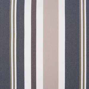 Set di 2 cuscini da giardino a righe tessuto 40 x 70 cm resistente all'acqua sfoderabile