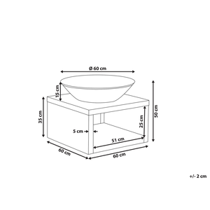 Riscaldatore per braciere in acciaio Nero a forma di ciotola tonda bassa con contenitore per tronchi e poker