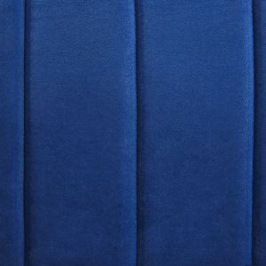 Divano Angolare Velluto Blu con Cuscini 3 Persone versione sinistra Glamour