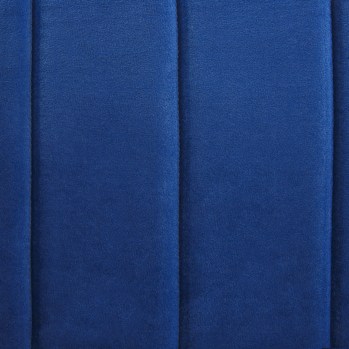 Divano Angolare Velluto Blu con Cuscini 3 Persone versione sinistra Glamour