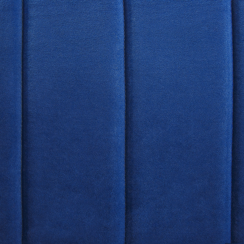 Divano Angolare Velluto Blu con Cuscini 3 Persone versione destra Glamour