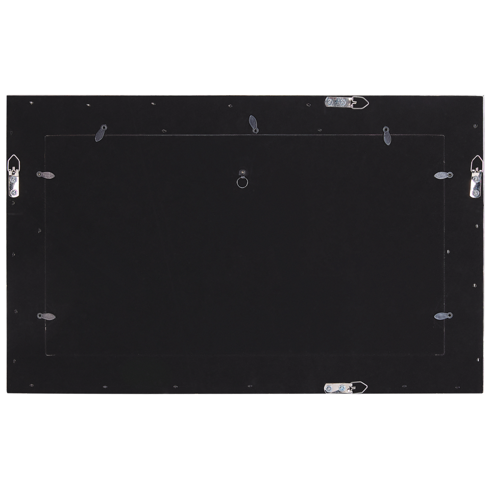 Cornice per foto in legno scuro 32 x 50 cm per 3 foto 10 x 15 cm Collage Apertura