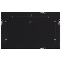 Cornice per foto in legno scuro 32 x 50 cm per 3 foto 10 x 15 cm Collage Apertura