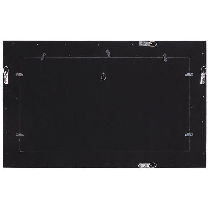 Cornice per foto in legno scuro 32 x 50 cm per 3 foto 10 x 15 cm Collage Apertura