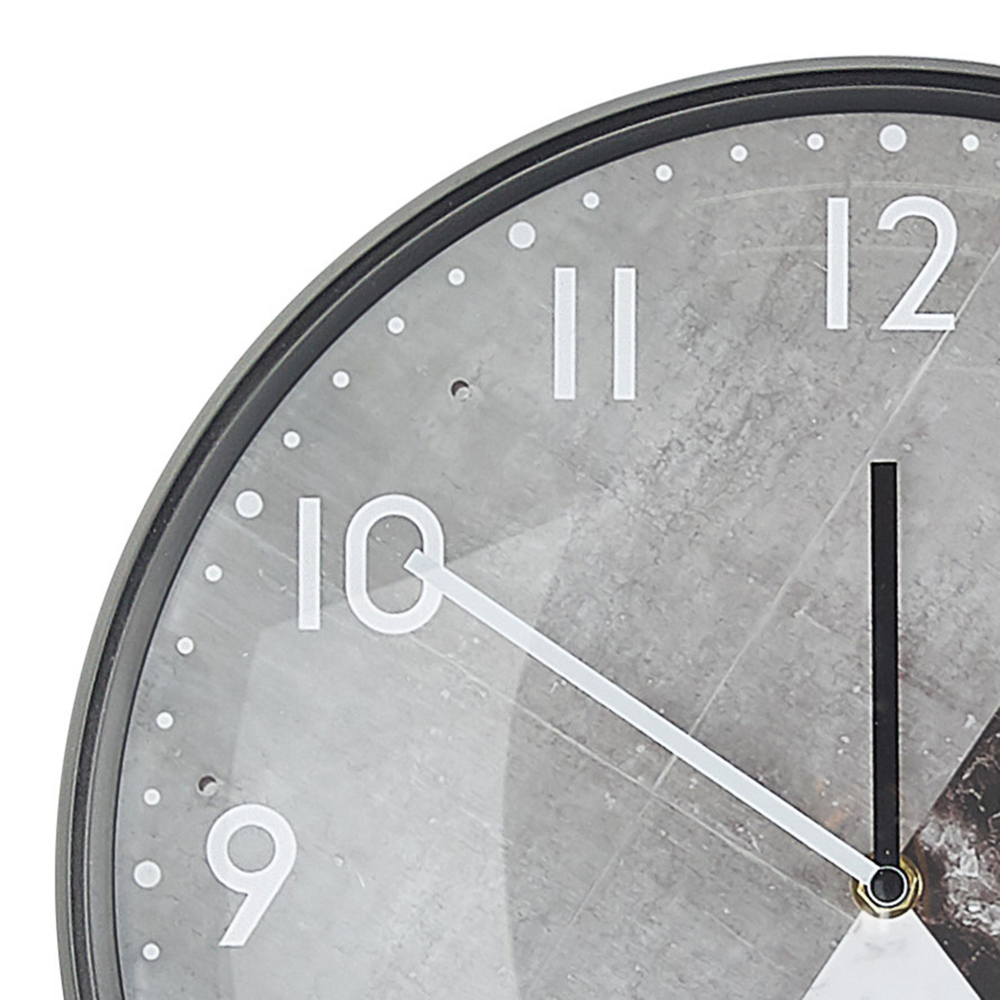 Orologio da parete in ferro Multicolore con quadrante aperto design country retrò rotondo 33 cm