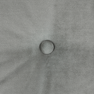 Divano gambe in metallo velluto grigio 210 x 90 cm con cuscini retrò