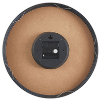 Orologio da parete in ferro Multicolore con quadrante aperto design country retrò rotondo 33 cm