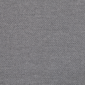 Divano da giardino Rivestimento in tessuto grigio Gambe in alluminio bianco Mobili da esterno per interni Resistente alle intemperie