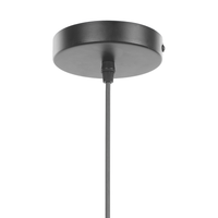 Lampadario Lampada a Sospensione in Legno Chiaro Nero Design Scandinavo