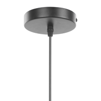 Lampadario Lampada a Sospensione in Legno Chiaro Nero Design Scandinavo