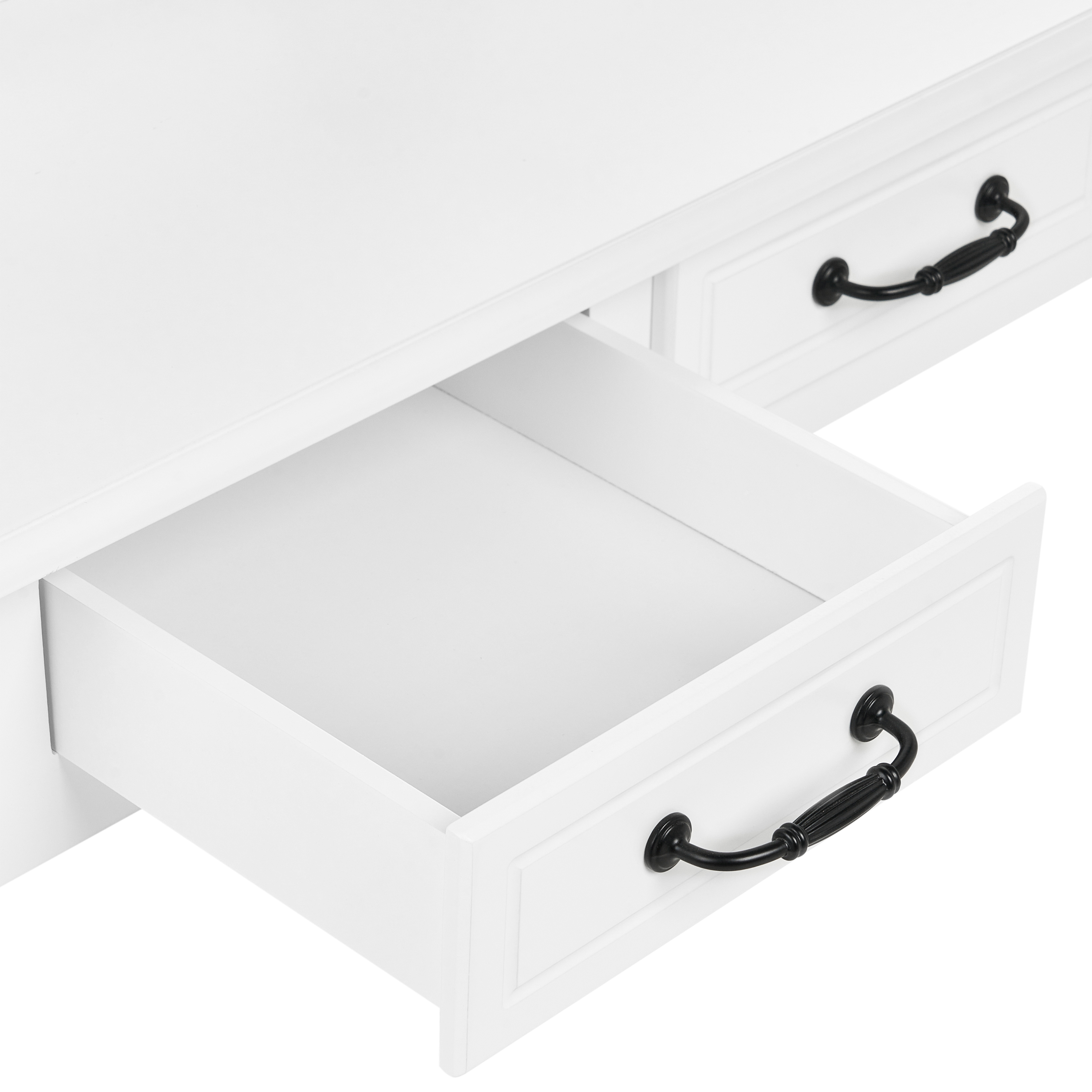 Toeletta Bianca 4 Cassetti Mobili Soggiorno Glam Design Camera Da Letto