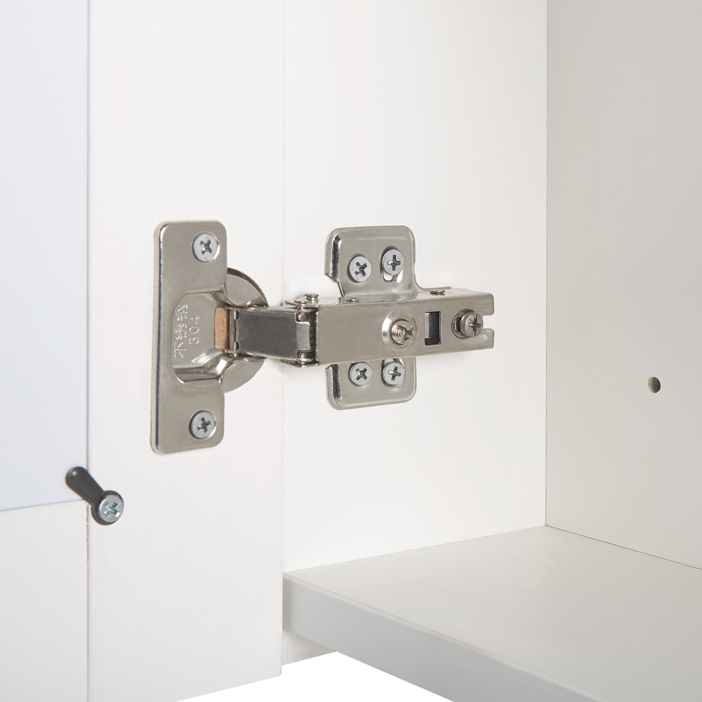 Moderno Armadietto a Muro da Bagno Nero a Specchio 88 x 40 x 35 cm