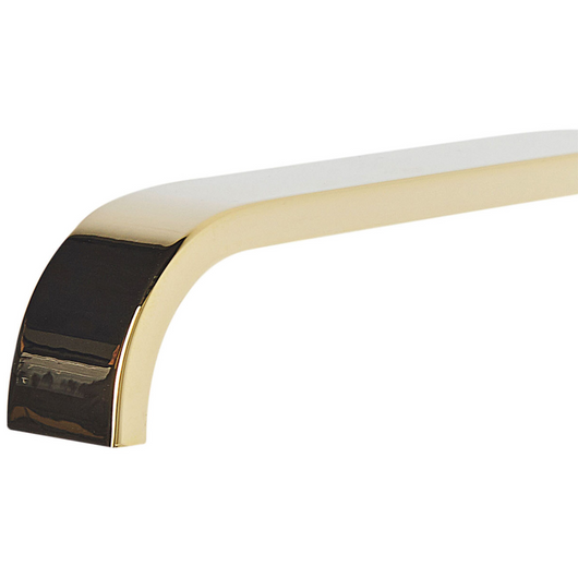 Miscelatore lavabo Rubinetto a doppia leva per bagno moderno in ottone lucido metallo dorato