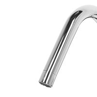 Miscelatore Lavabo Argento Metallo Lucido Ottone Bagno Moderno Rubinetto A Doppia Leva