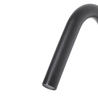 Rubinetto miscelatore per lavabo in ottone metallico opaco nero rubinetto moderno del bagno a doppia leva