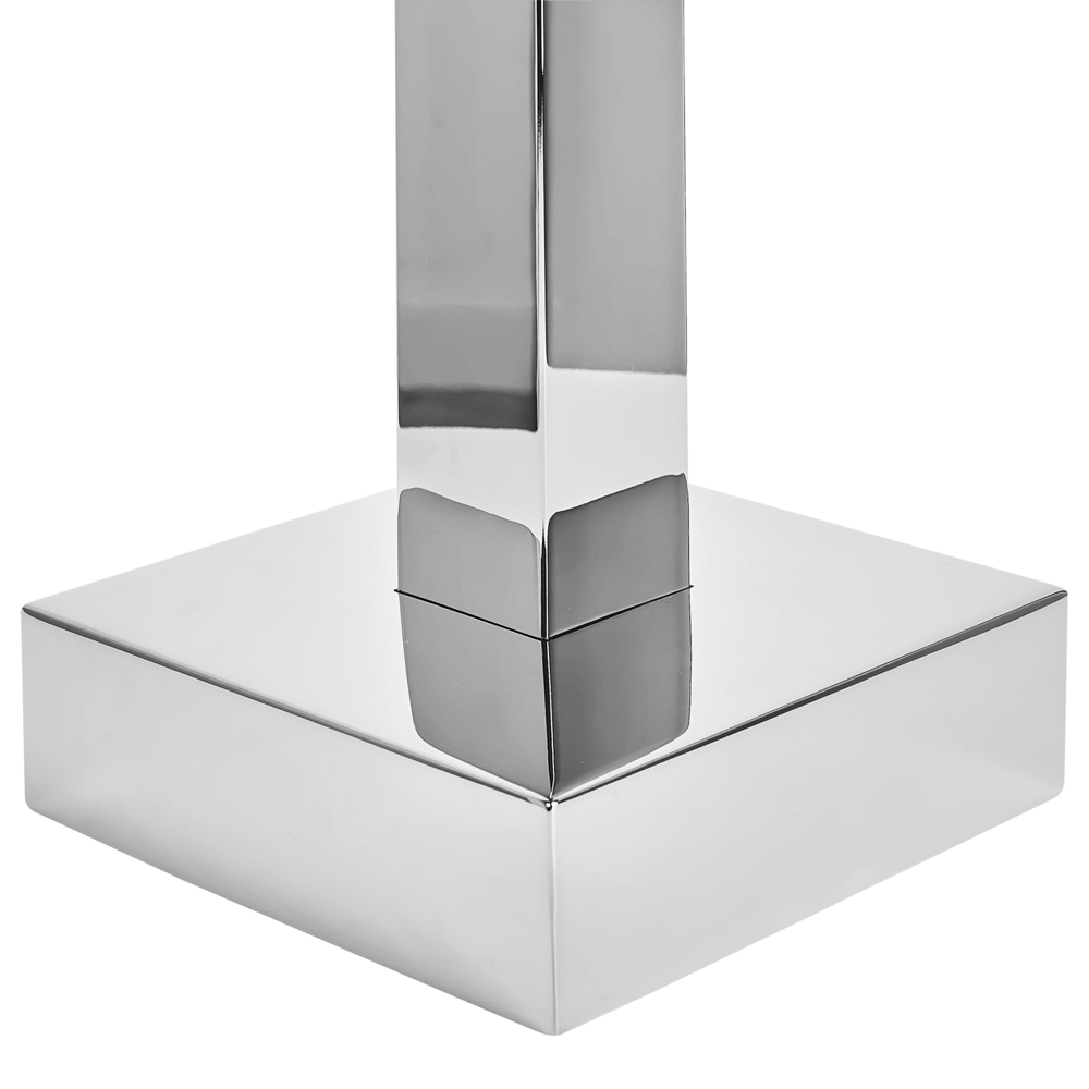 Miscelatore vasca da bagno cromato argento freestanding 118 cm accessori bagno moderno