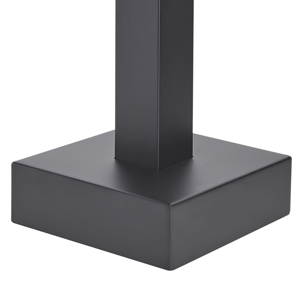 Miscelatore Vasca Nero Opaco 118 cm Accessori da Bagno Moderni