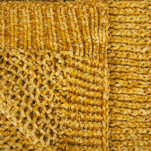 Plaid Coperta Giallo Ciniglia Lavorata A Maglia 150 x 200 cm Camera Da Letto Soggiorno Morbido Peluche