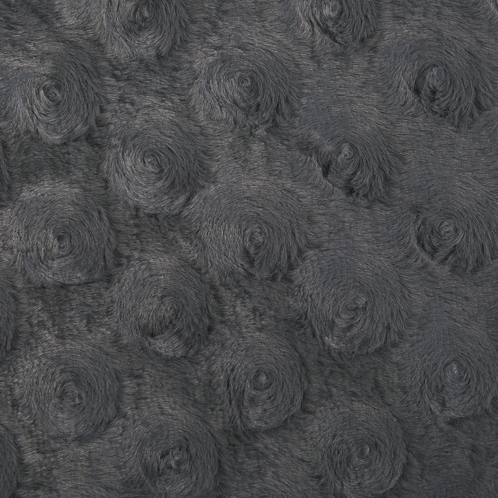 Copriletto Grigio Tessuto Morbido 200 x 220 cm Fodera in Pile Sherpa