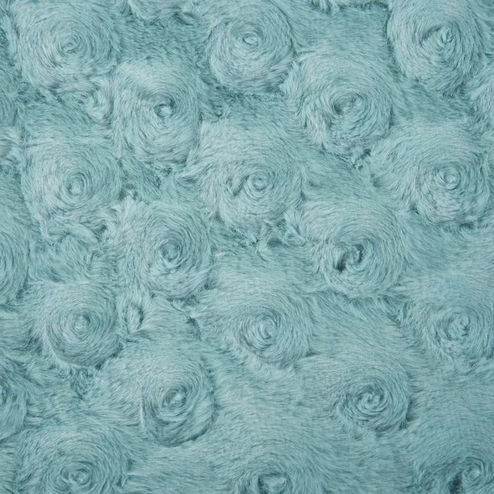 Copriletto in morbido tessuto verde chiaro 200 x 220 cm Fodera in pile sherpa